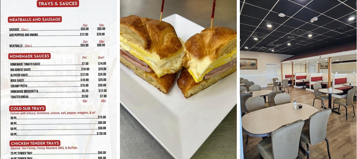 Seaville Pizza Menu