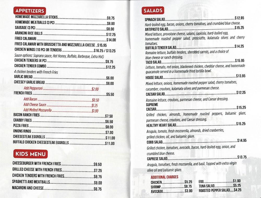 Seaville Pizza Menu image 2