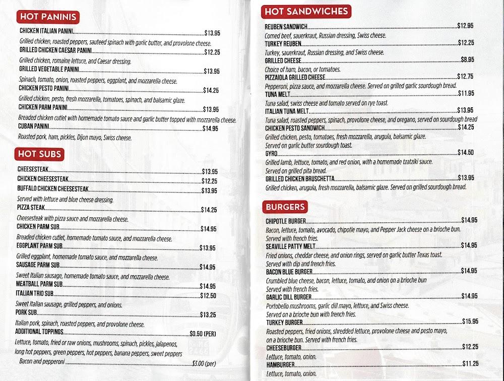 Seaville Pizza Menu image 4
